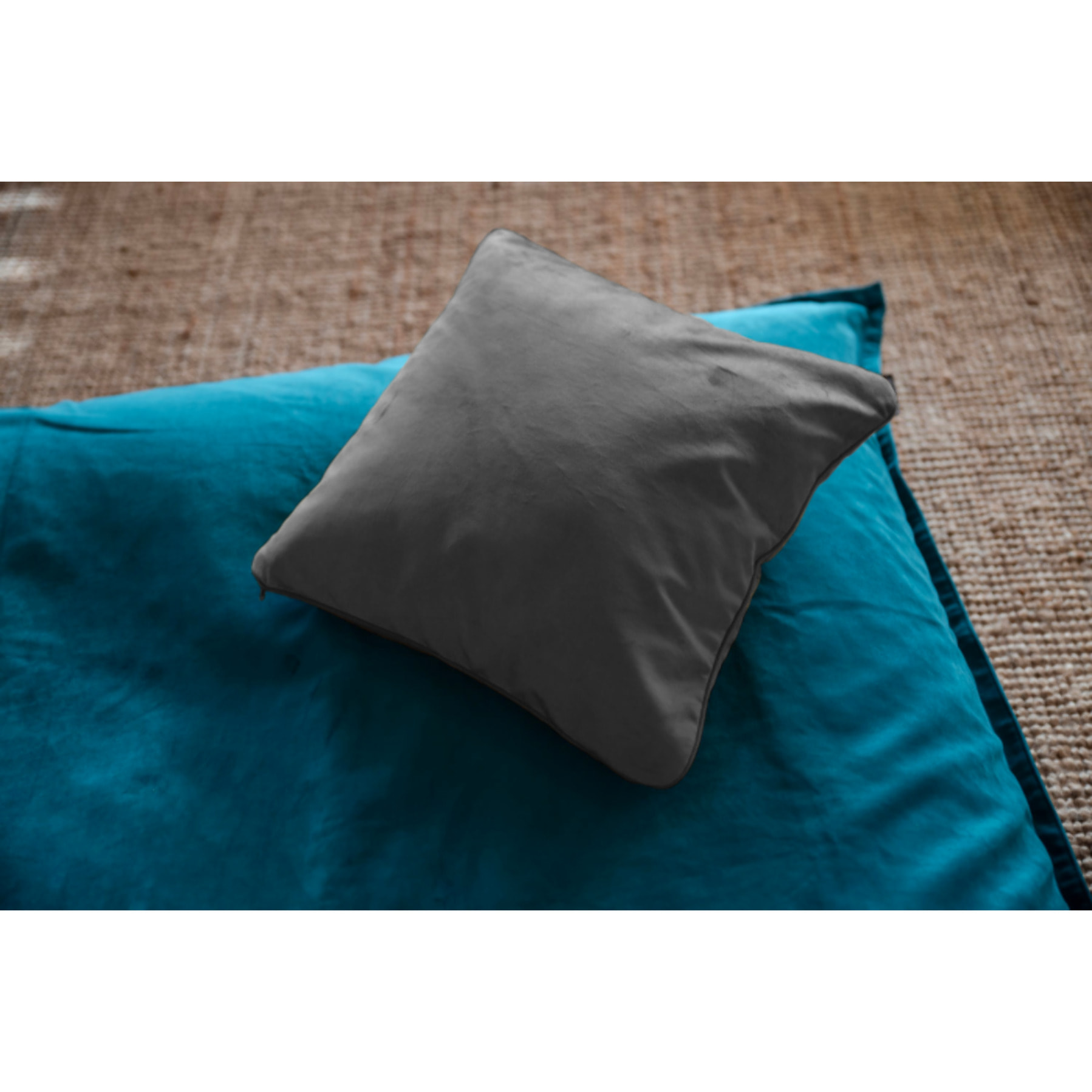 Coussin Velours Onyx