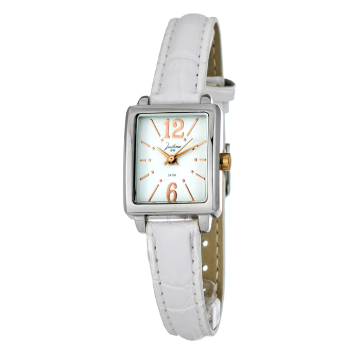 Reloj Justina 21992B Mujer Analogico Cuarzo con Correa de Piel