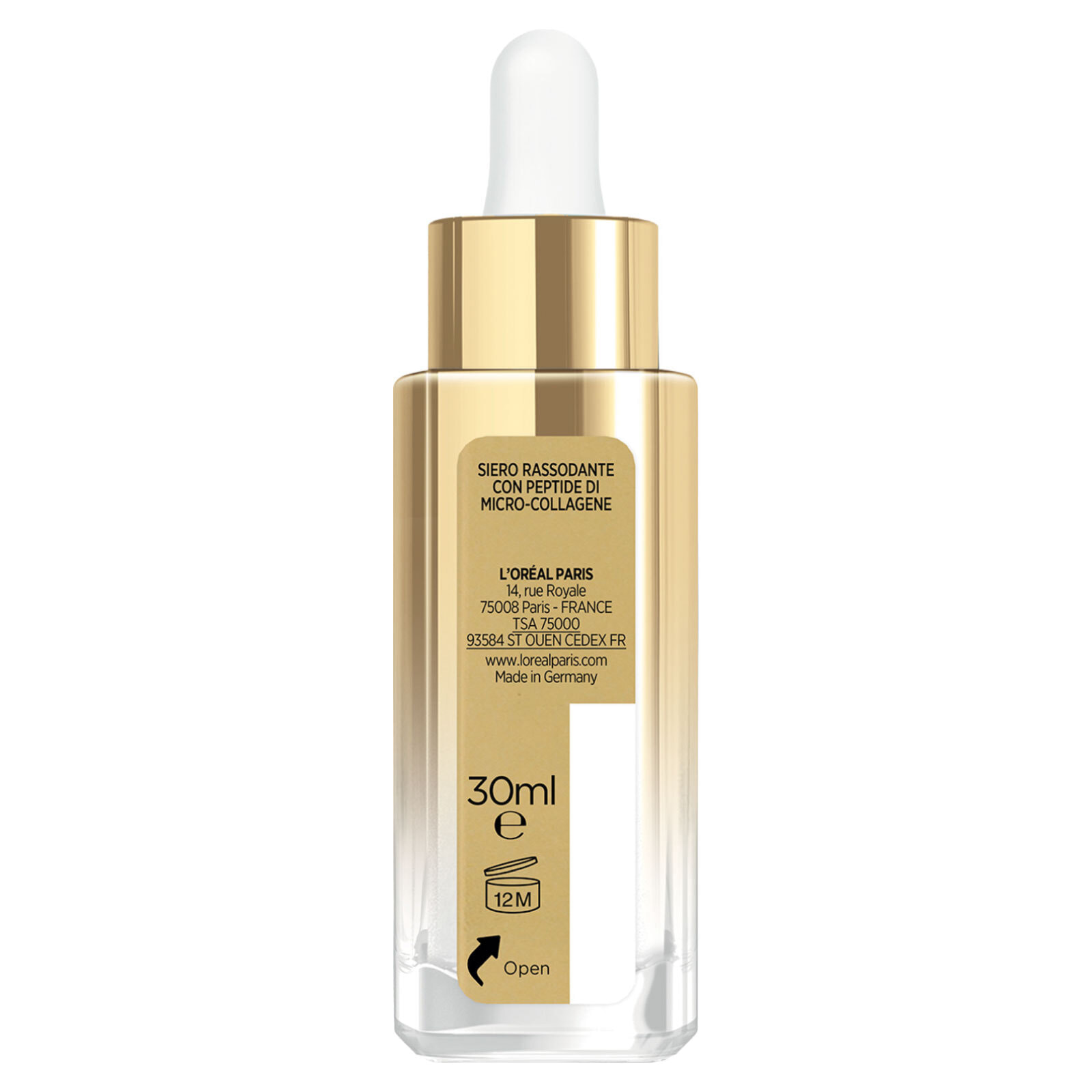 Siero Viso Rassodante Age Perfect Azione Tonificante Istantanea con Peptidi di Collagene e Niacinamide 30ml