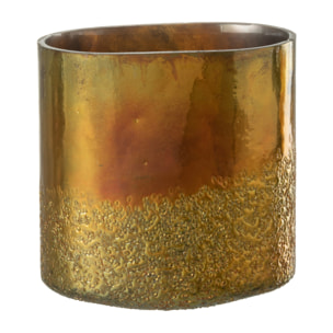 J-Line photophore Miroir - verre - or - extra large