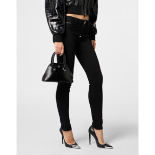 PHILIPP PLEIN Borsa con maniglia COCCO