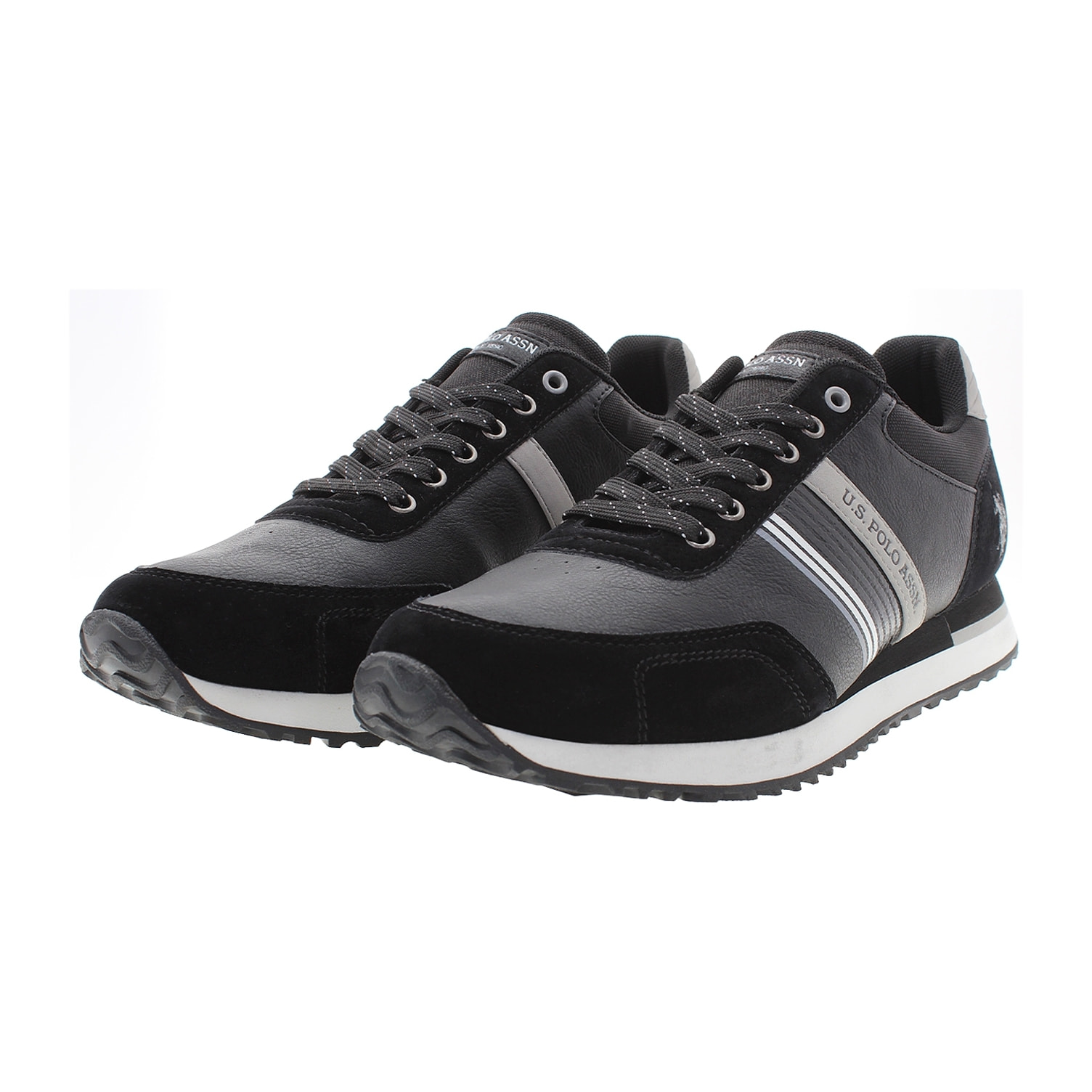 Sneakers U.S. Polo Assn. nero-grigio