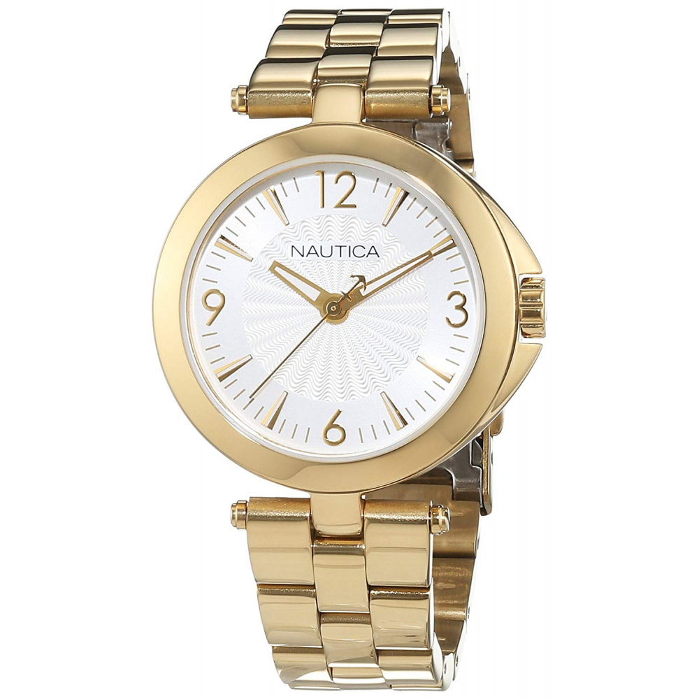 Reloj Nautica NAD14001L Mujer Analogico Cuarzo con Correa de Acero