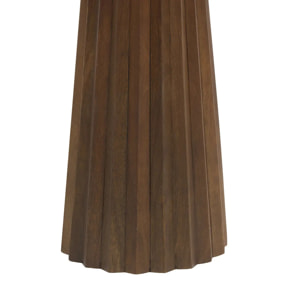 Table d'appoint Shelty ronde D.38cm marron