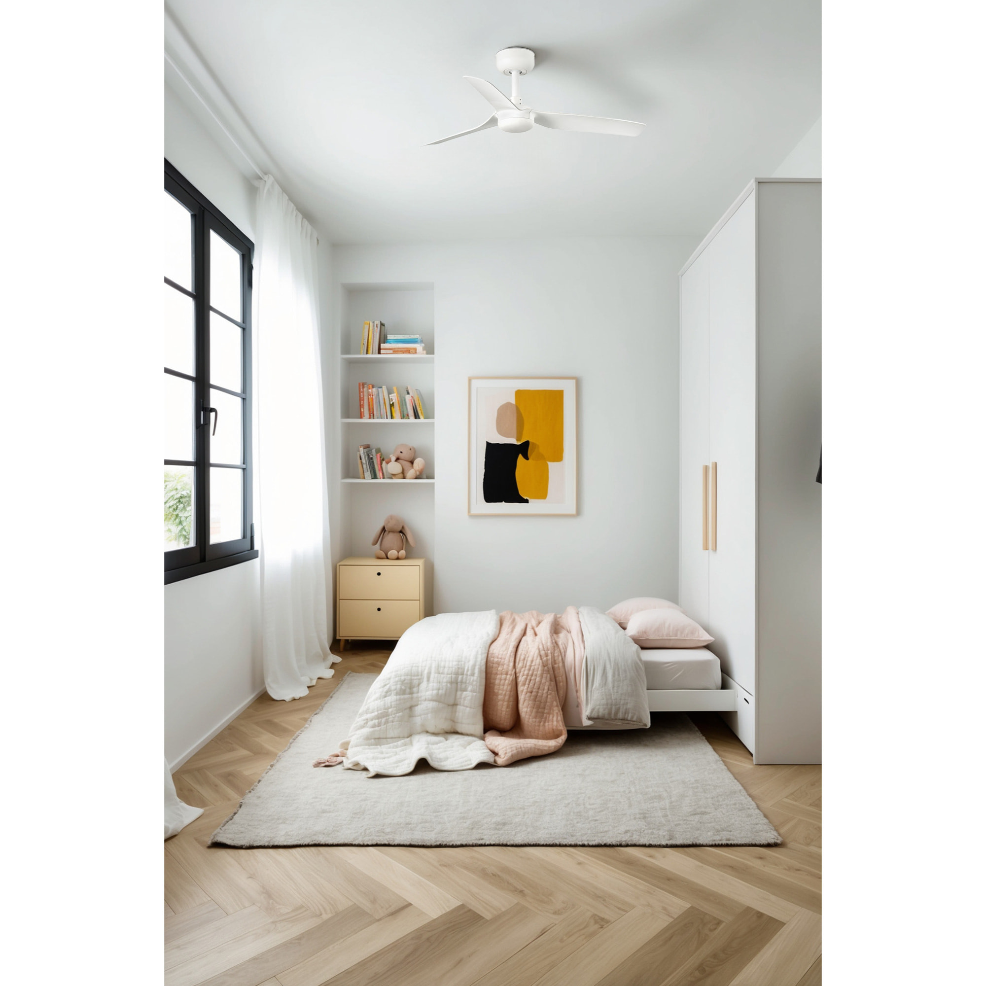 MINI PUNT S Ventilateur blanc DC