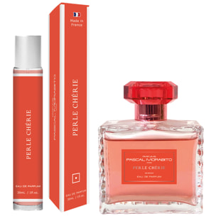 Perle Chérie - Coffret Eau de Parfum 100ml + Vapo de Voyage 30ml + Trousse