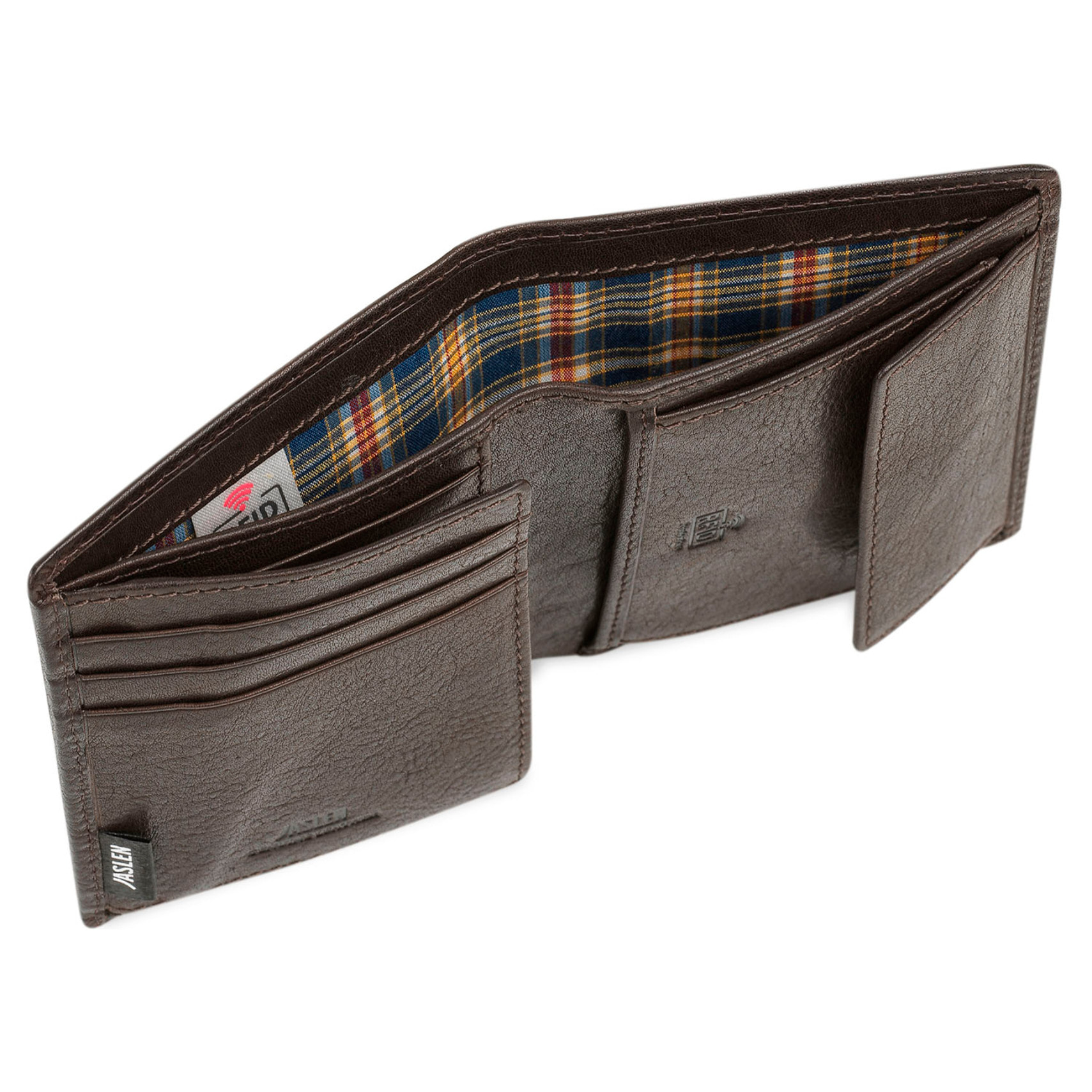 Cartera Hombre Piel Jaslen Hannover Marron