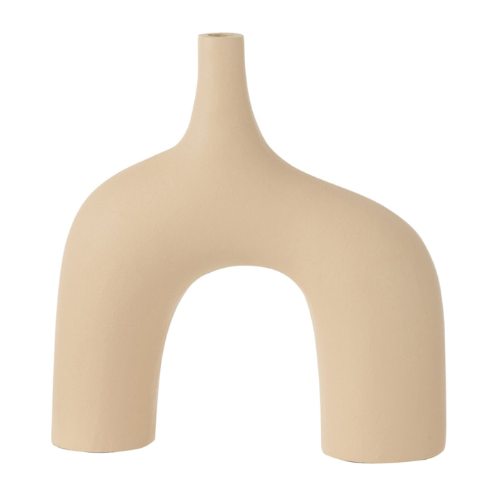 J-Line vase Camille - aluminium - beige - 75 cm de hauteur