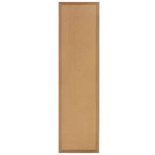 Tapis en jute antiderapant de couloir KIRA