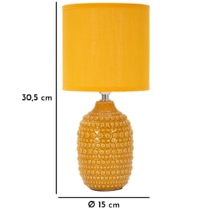 LAMPADA DA COMODINO POINTS OCRA CM Ø 15X 30,5