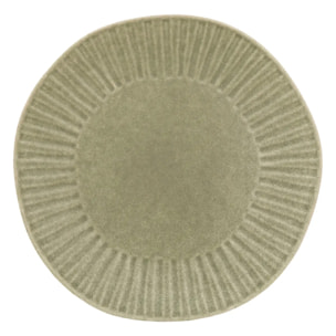 Lot de 4 Assiette plate Nyero ronde D.27cm vert