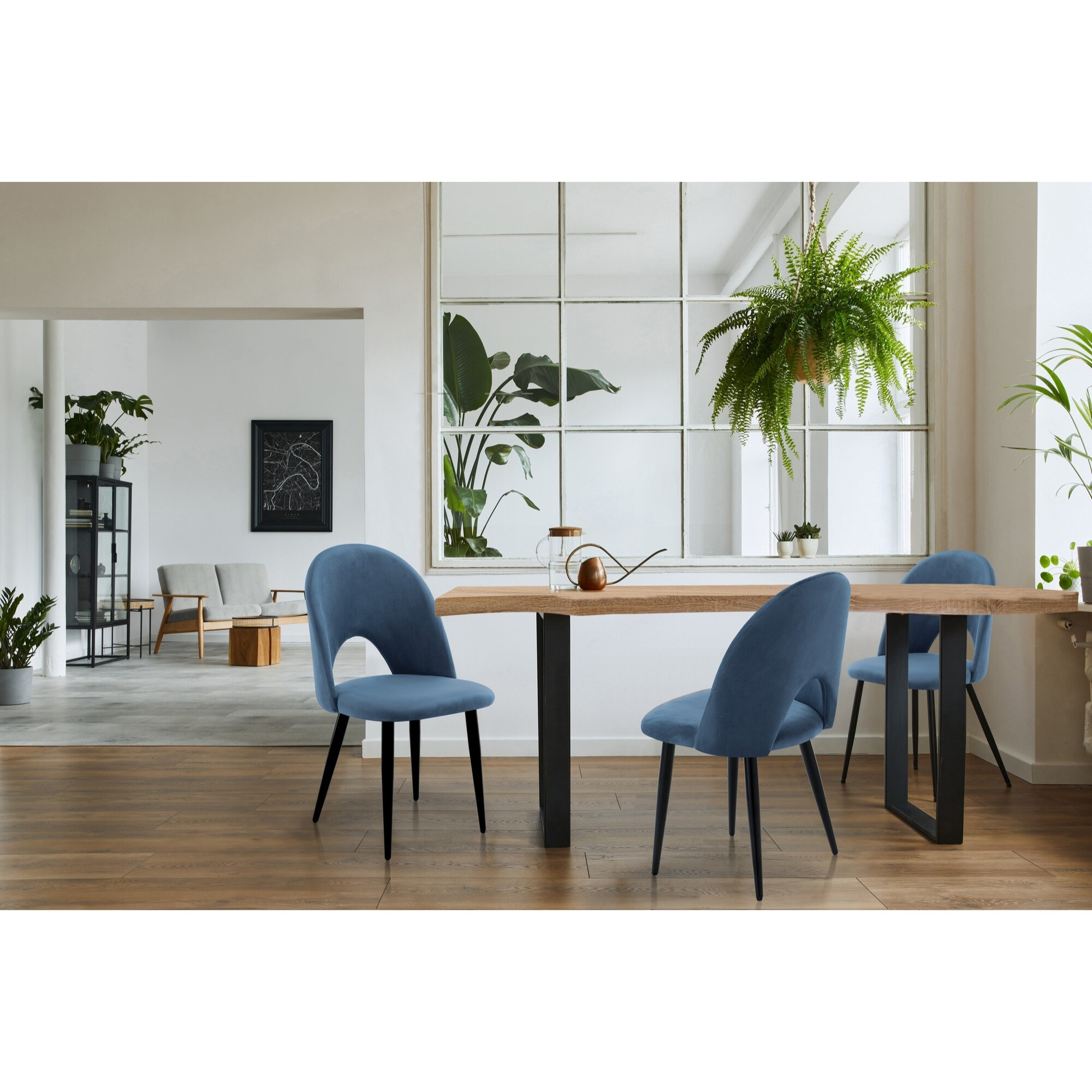 ORESTELUCHETTA Set 4 Sedie BOUNTY BLUE
