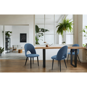 ORESTELUCHETTA Set 4 Sedie BOUNTY BLUE