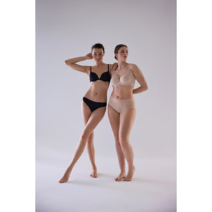 Confezione da 2 slip basico beige a vita alta