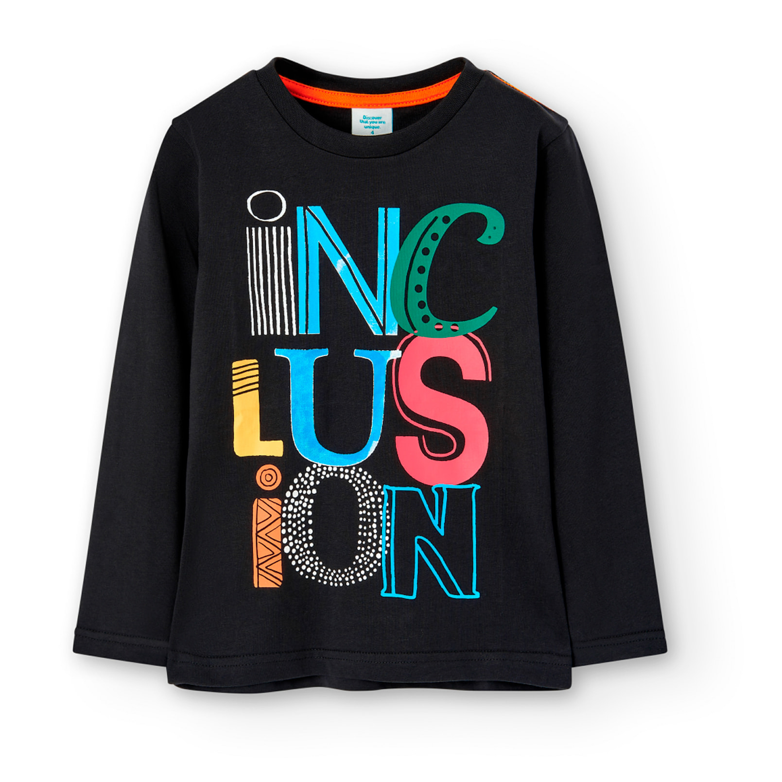 Camiseta punto liso básica de niño