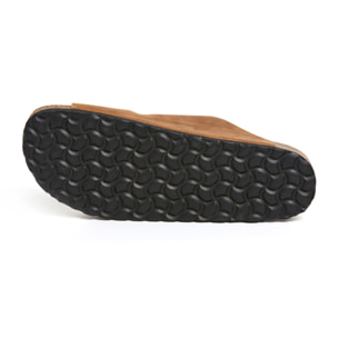 SANDALIA BABUNKERS MARRON