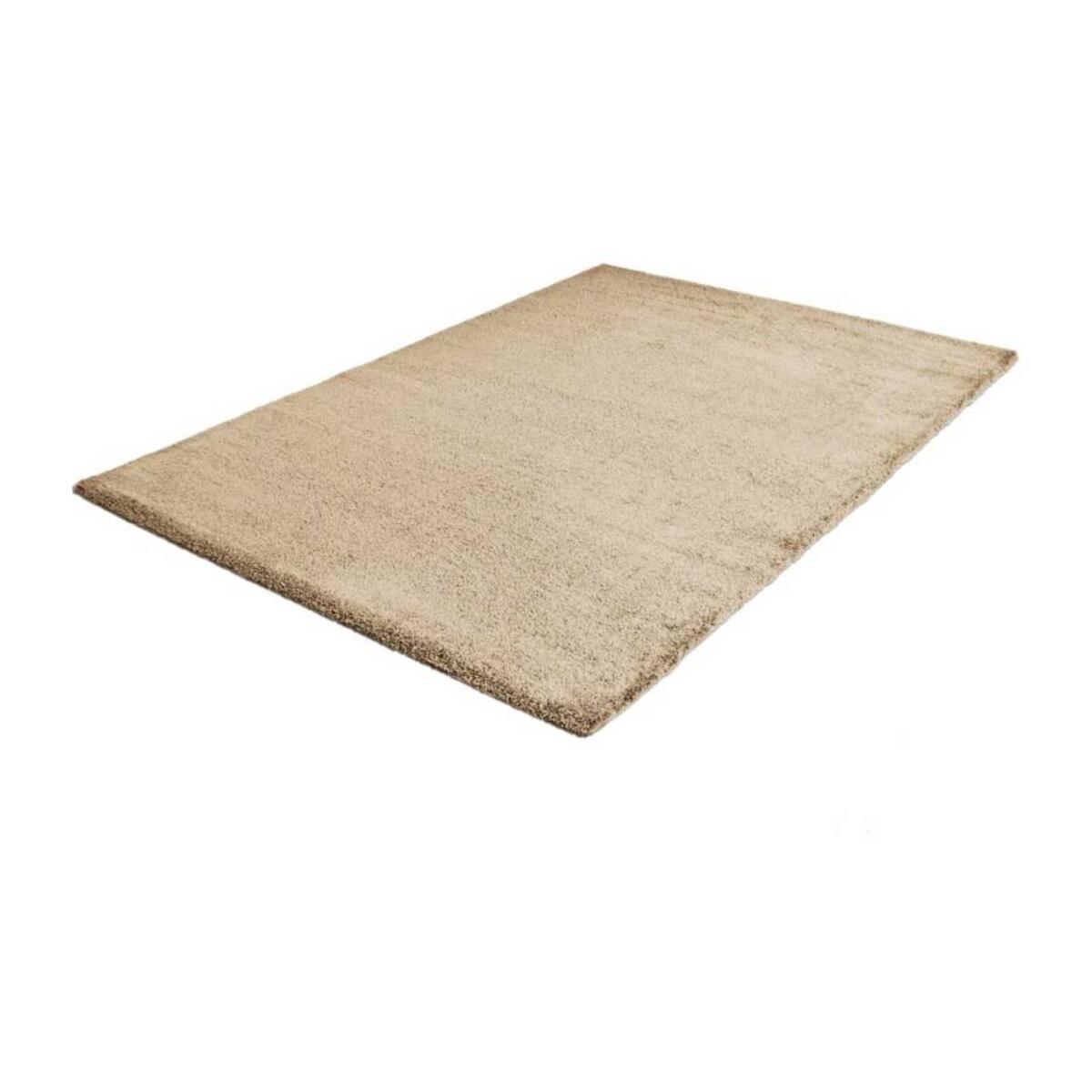 Tapis longs poils shaggy tissé motif uni NADI