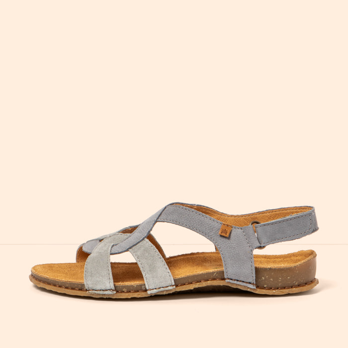 Sandalias N5819 NOBUCK-SILK DENIM /PANGLAO color Denim