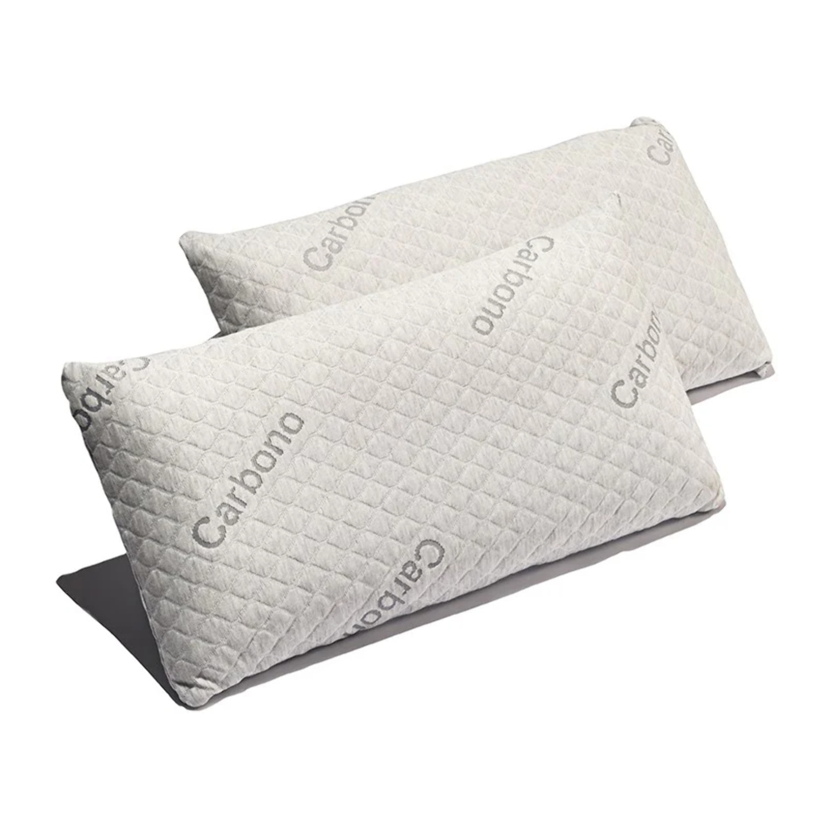 Pack 4 Almohadas Carbono Firmeza Media Desenfundable Efecto anti-stress