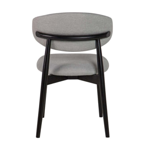 Silla Poliester Patas Madera Roble Cos 54x55x83 Cm