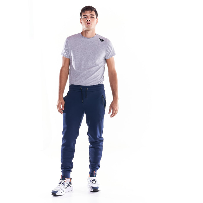 Pantaloni in felpa da uomo con elastico icona leone Soft Basic