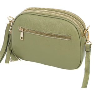 Aliminusa bolso bandolera Mujer. Piel auténtica Dollaro.