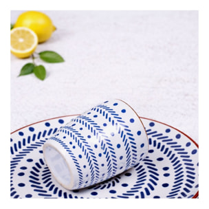 Lot de 6 mugs, SANTORIN