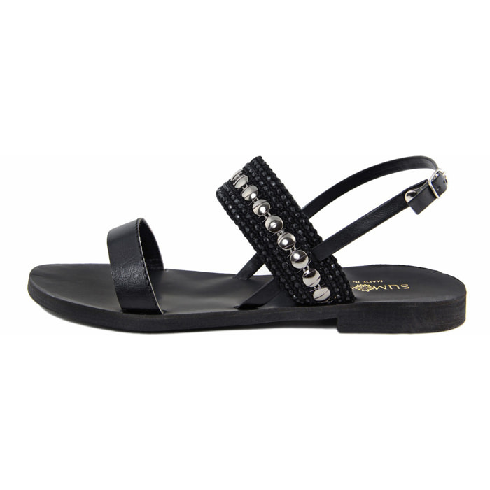 SANDALO FLAT Summery Nero