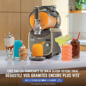 Machine à granita NINJA Slushi Max FS605 Granités, Cocktails Glacés, Milkshakes, 5 Programmes, 4,4 L, Maintien au Froid 12H