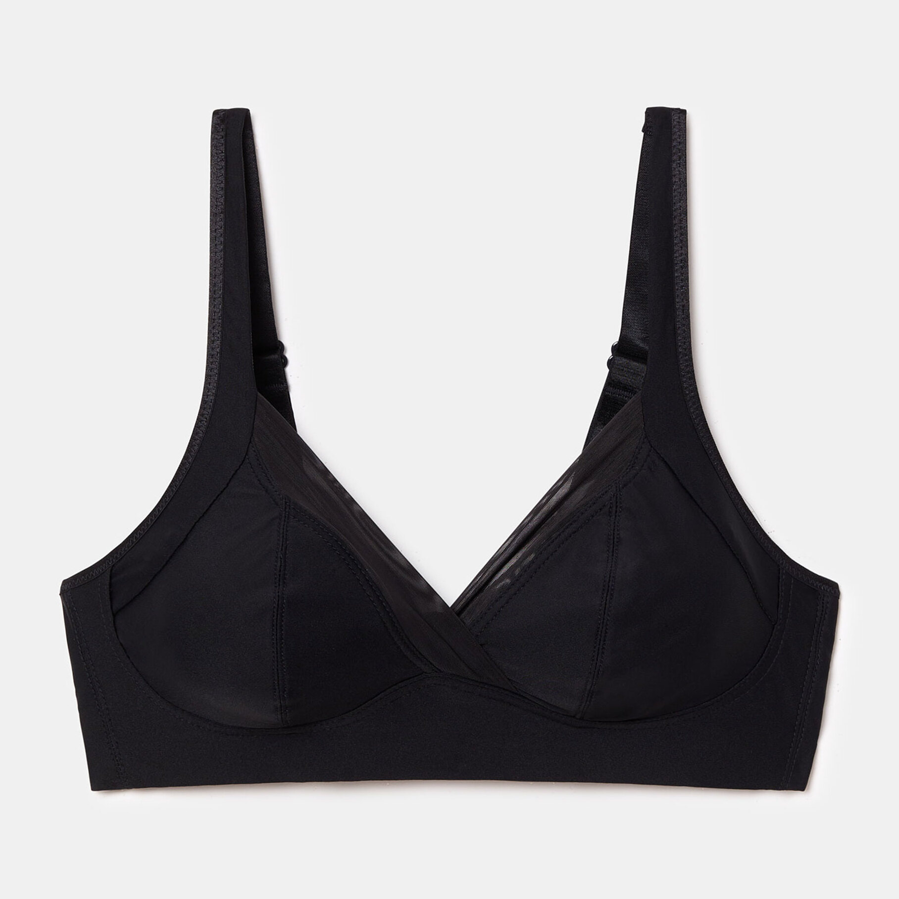 Sujetador sin aros de capacidad con encaje