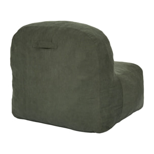 Fauteuil - HOME DECO FACTORY - Jules - Compact - Vert