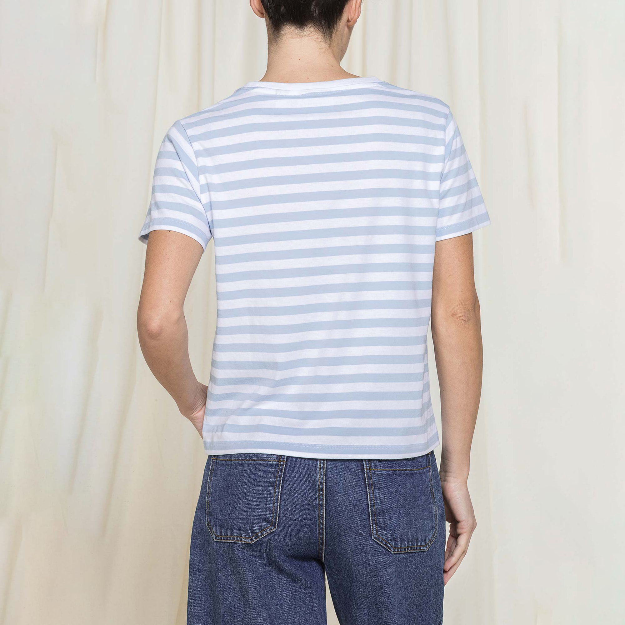 T-SHIRT REPLICA BLUE AGE CON GIROCOLLO COMFORT FIT
