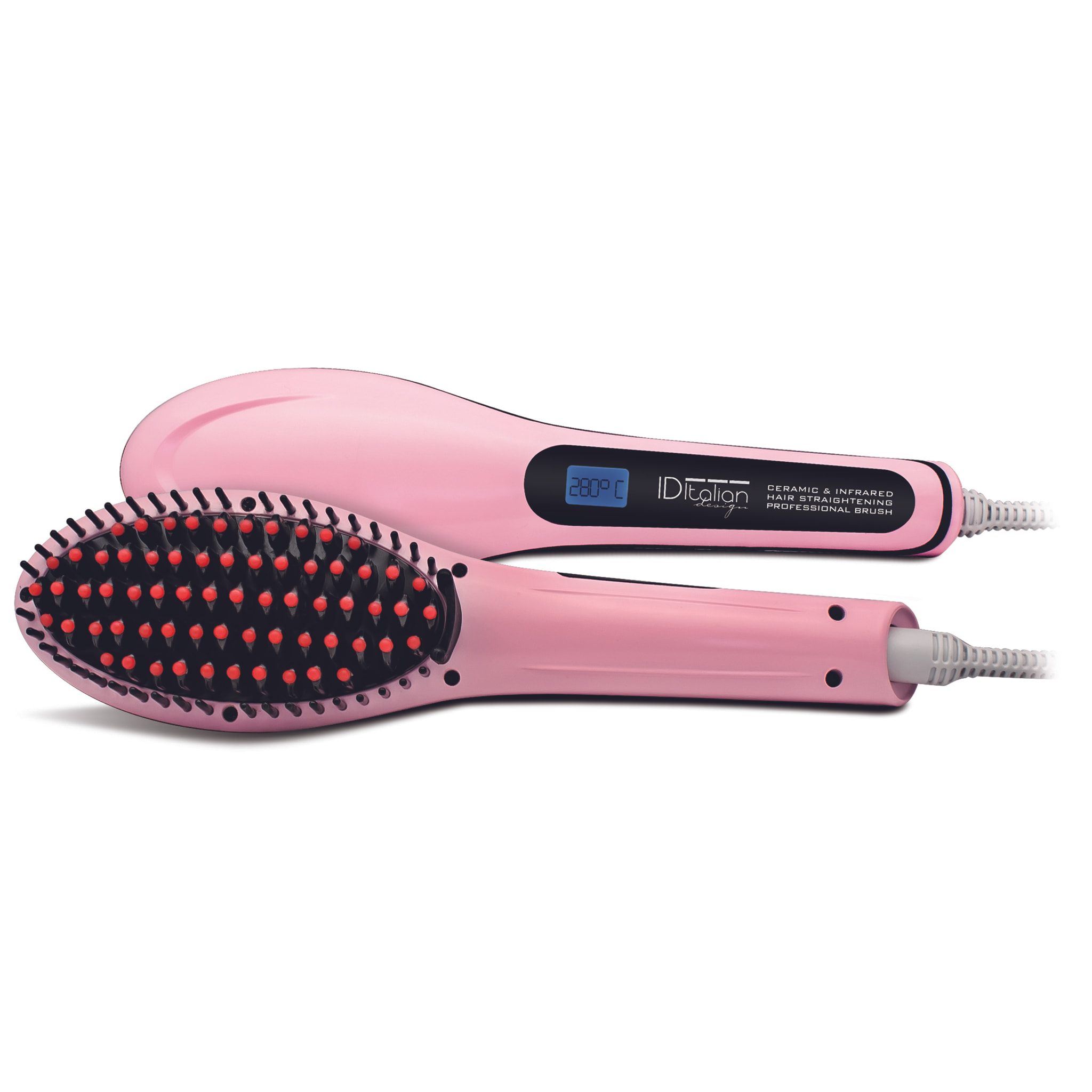 Spazzola Lisciante In Ceramica Rosa