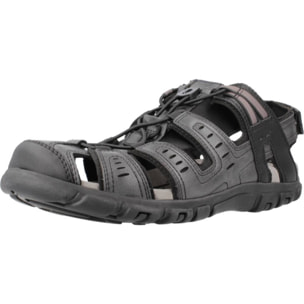 Sandalias Hombre de la marca GEOX  modelo U S STRADA C NEGRO