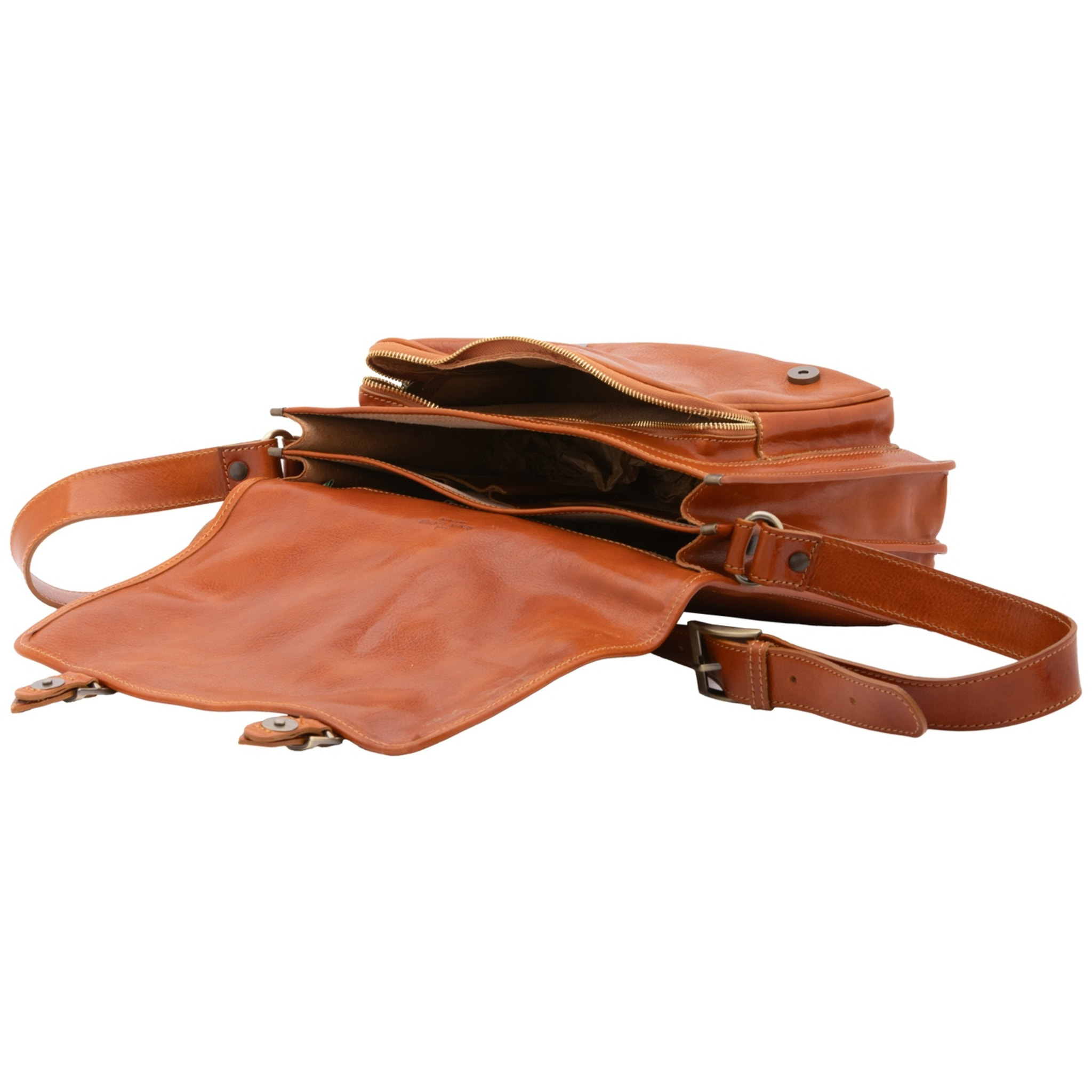 Borsa a tracolla da donna - Modello False - 100% pelle - 35.0 x 27.0 x 14.0 cm