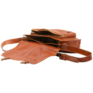 Borsa a tracolla da donna - Modello False - 100% pelle - 35.0 x 27.0 x 14.0 cm
