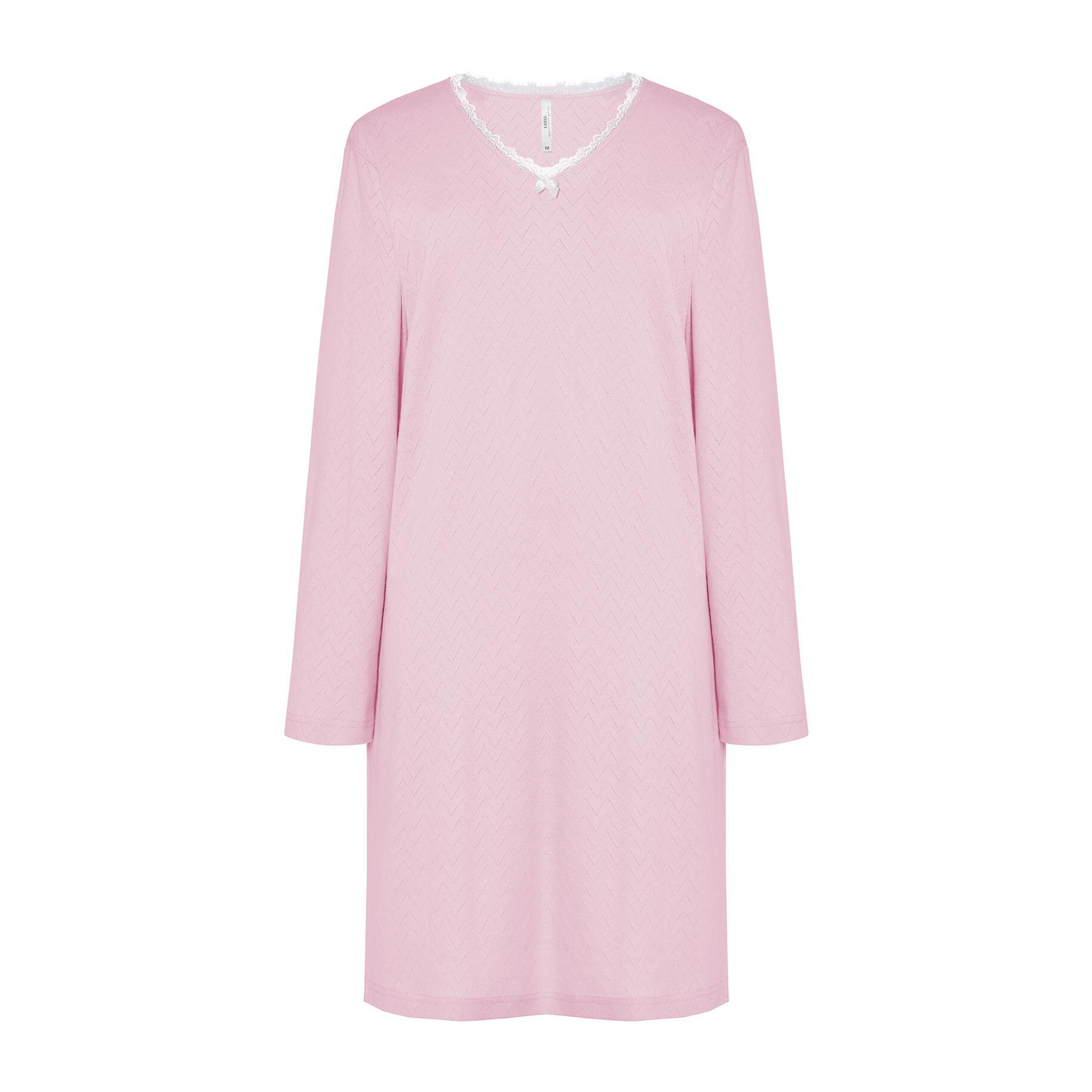 Camisón largo rosa