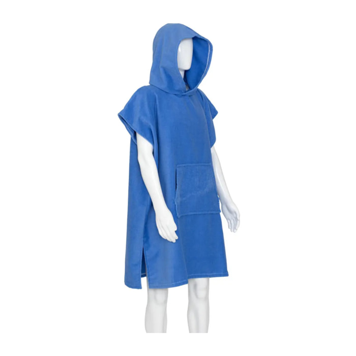 Poncho de plage "Azul" bleu 80x100cm