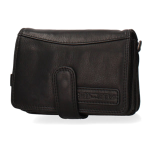 Borsa a tracolla  da uomo In Vera pelle Made in Italy 20x11x10 cm