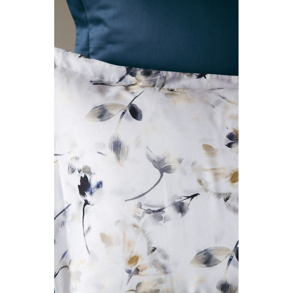 Parure housse de couette et taies oreiller 100% Satin de Coton imprimé