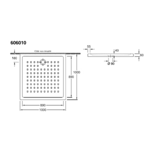 Receveur O Novo ceramique