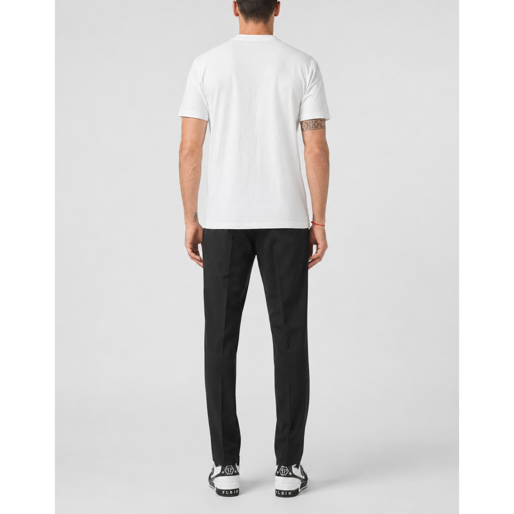 PHILIPP PLEIN T-shirt girocollo a maniche corte MONOGRAM