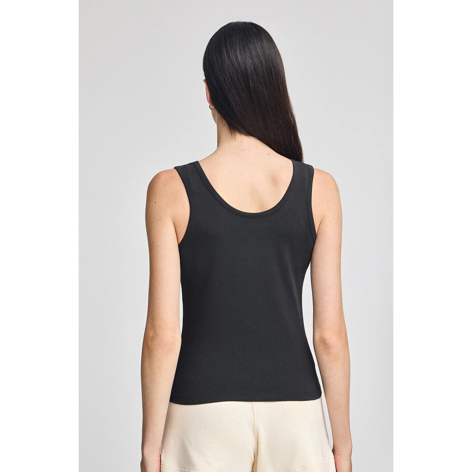 Canotta nera con ricamo Rigby Go