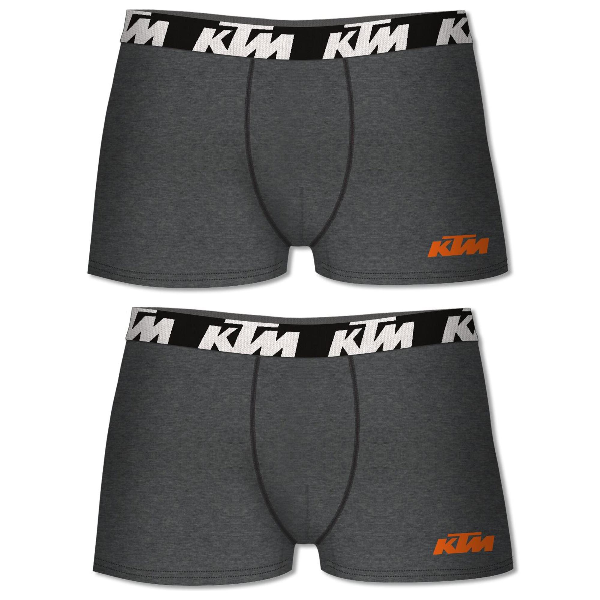 Set de 6 calzoncillos bóxer ktm gris osucuro