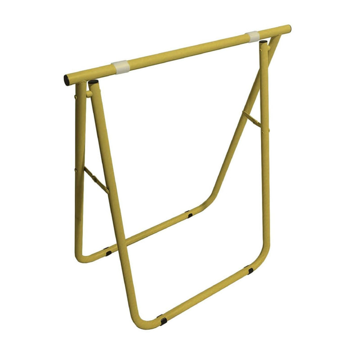 Cavalletto Osimo, Complemento d'arredo, Articolo decorativo, Accessorio d'arredo, 62x35 h75 cm, Giallo