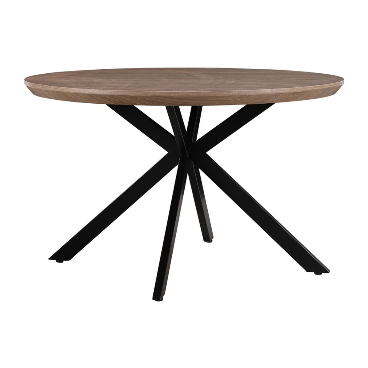 Tavolo da pranzo tondo 120 cm con top rovere - Gabry