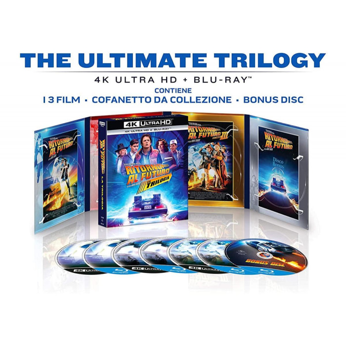 Ritorno Al Futuro - La Trilogia DVD (4K Ultra HD + Blu-ray) Warner Bros.