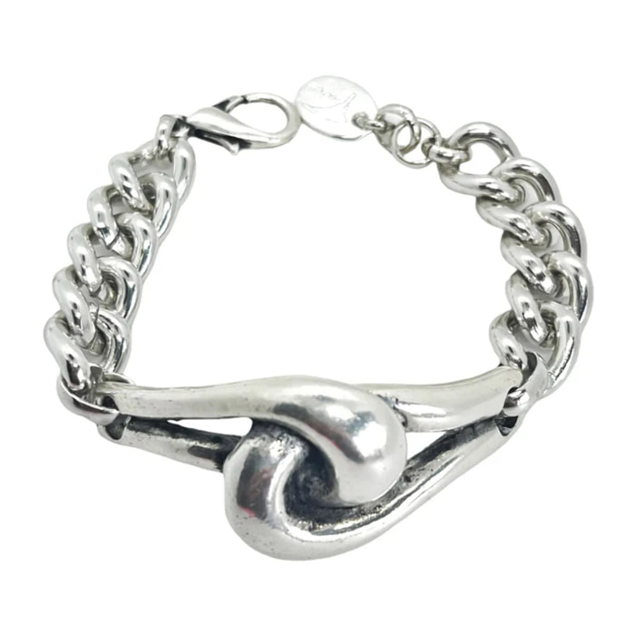 Pulsera "Dipaut" en plata chapado cadena ligera