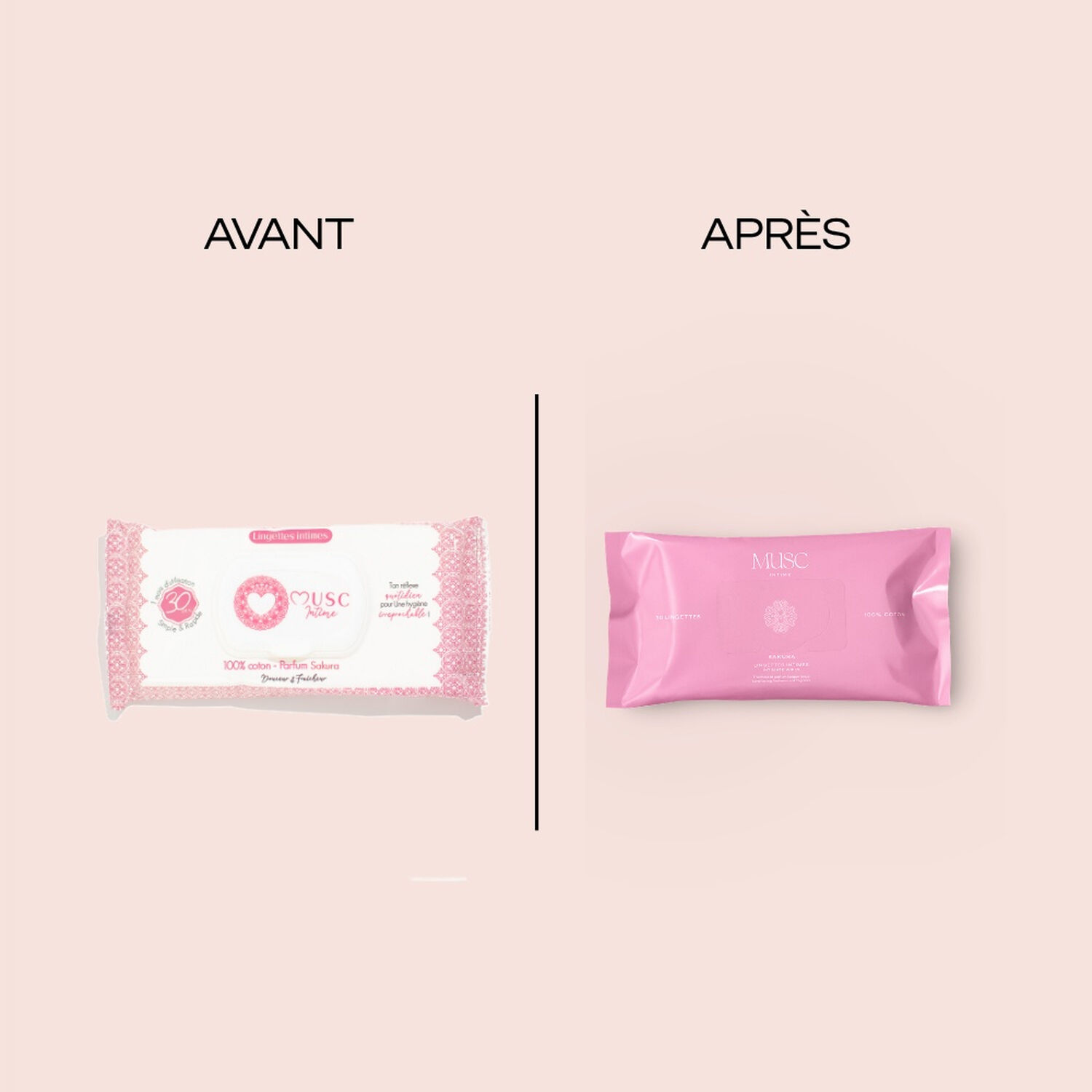 Fleur de Sakura - Lingettes Intimes 30 unités