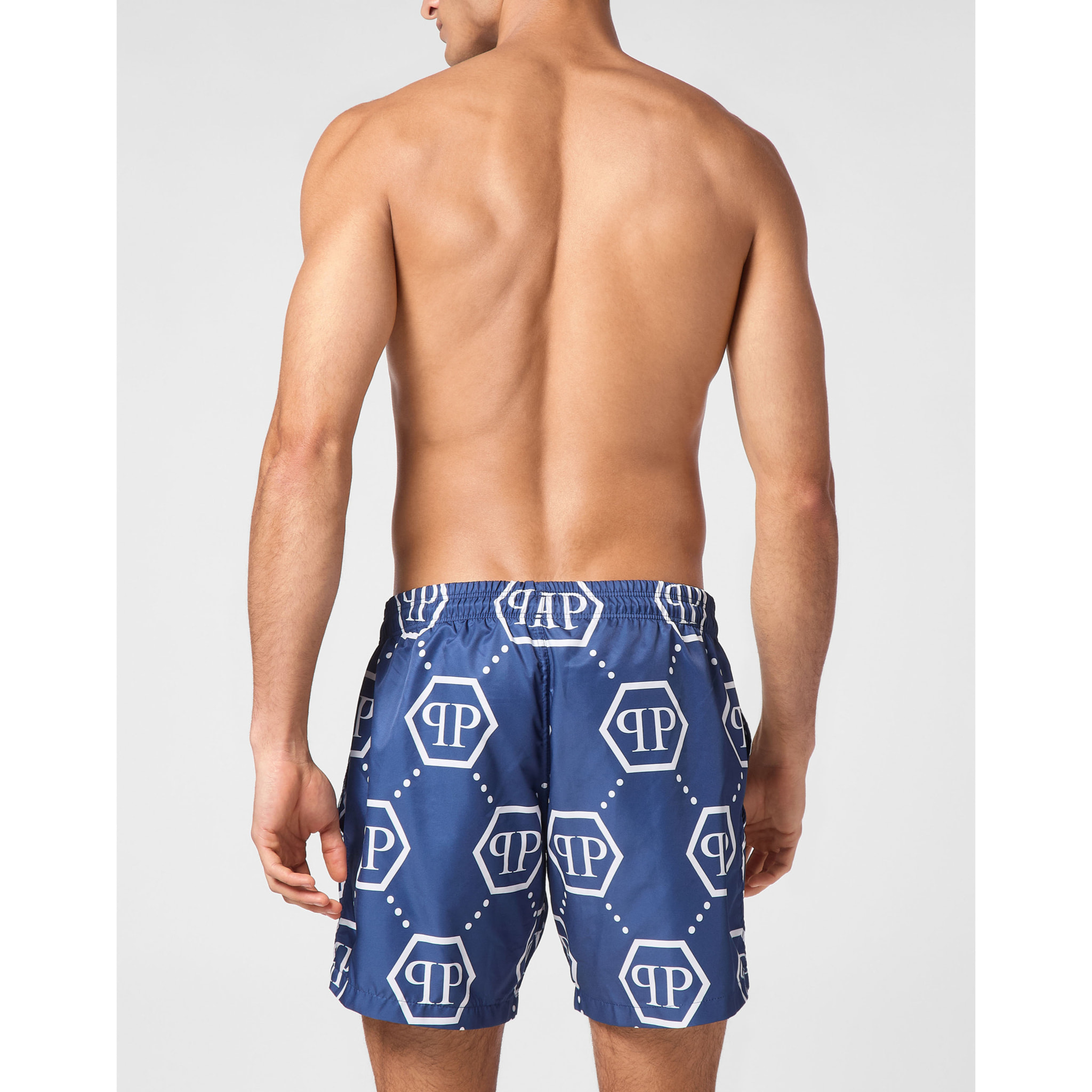 PHILIPP PLEIN Swim Trunks MONOGRAM